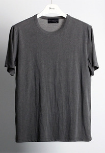 R-neck T-Shirt-Olive Khaki-