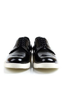 Shine Derby Shoes-White-